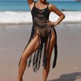 thumbnail image 3 of Trajes de playa sexy Niñas Ropa de playa de verano Borla Dobladillo Traje de baño Vestido para mujer FLhrweasw Para estrenar, 3 of 5