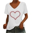 thumbnail image 1 of Birdeem T-Shirt Sans Manches à Col en V pour Femmes, Mode Décontractée, Imprimé, Chandail, 1 of 5