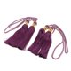 thumbnail image 4 of 1 Par s De De Tiebacks Estilo Retenciones Decorativa Púrpura Soledad Cortina Tieback Borlas Cuerda, 4 of 7