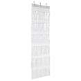 thumbnail image 4 of Transparent 24-Pocket Hanging Shoe Organizer Rack, 4 of 13