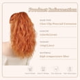 thumbnail image 2 of Short Ponytail Extensions,  Claw Clip in Ponytail Hair Extensions, Clip in Curly Ponytails Hairpiece for Women, 2 of 12