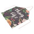 thumbnail image 4 of Delantal con estampado de flores, delantal para salón de uñas, delantales de cocina suaves, delantal para tecnología de uñas, confiable y duradero, 4 of 8