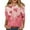 PinkB_0512454, variant on Hearthz S-5XL 3/4 Sleeve Womens Valentines Day Shirts Crewneck Funny Love Heart Graphic Womens 3/4 Sleeve Shirts