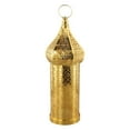thumbnail image 3 of Gesuoke 1pcs Moroccan Metal Vintage Wind Light Lantern Candle Holder Table Top Ramadan Home Décor Accessories Ornament Decoration Gifts, M, 3 of 9