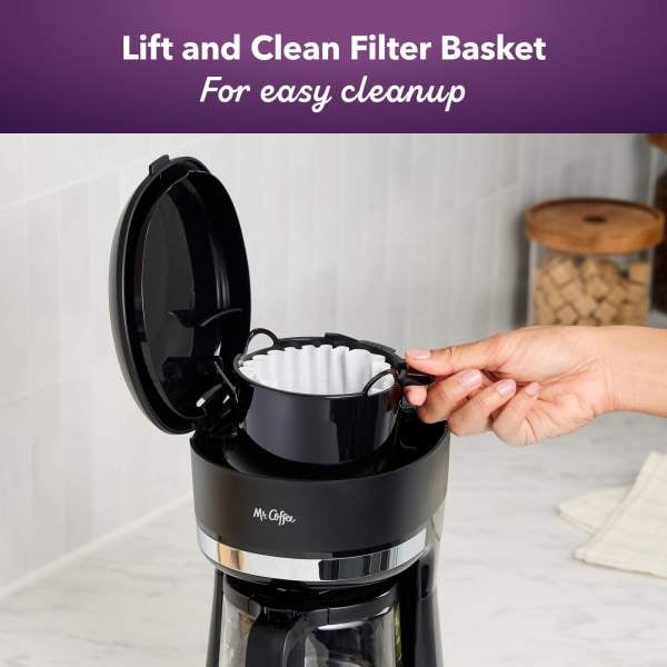 Mr. Coffee Mini Brew Switch Coffee Maker, 5-Cup Coffee Maker, Black -  Walmart.com