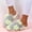 Green, variant on JUSLIO Womens House Slippers Fuzzy Plush Flat Sole Non Slip Indoor House Slippers Closed Toe Slide Slippers