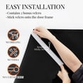 thumbnail image 5 of ZOPZO Hook-and-Loop Fastener Thermal Insulated Blackout Curtains Easy Install for Bedroom, 28x51, Black, 5 of 9