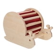 thumbnail image 1 of OUNONA Small Pet Hideout House Snail Shaped Wood for Pet Rabbit Multi 1Pcs, 1 of 5