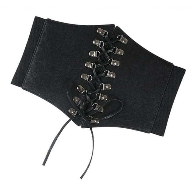Cinturón de cintura ancha mujer Sunnimix cuero PU moda