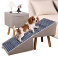 thumbnail image 1 of Escalera para perros Ziluce de 21 pulgadas, 6 peldaños, otomana dividida, mesa de noche, 1 of 7