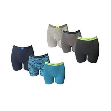 Calvin Klein Boys Boxer Brief Underwear Cotton Stretch Logo Waistband (6 Pack) (X-Large)