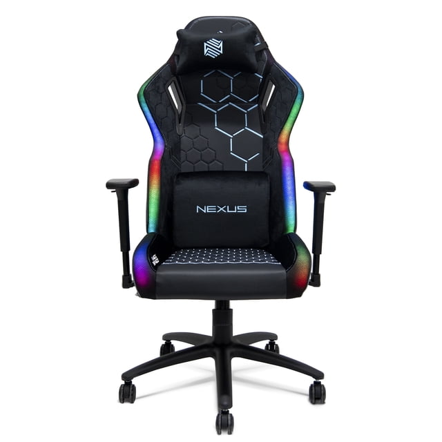 Silla Gamer Nexus Stellar Escritorio Oficina Luz LED RGB