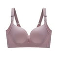 thumbnail image 3 of UJNDER Sexy Comfortable Large Breathable Thick Thin Back No Steel Ring Uphold Gathering Bra Bras for Women Pink 48, 3 of 3