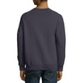 thumbnail image 3 of Hanes Men's and Big Men's Nano Premium Soft Lightweight Fleece Sweatshirt, Up to Size 3XL, 3 of 5