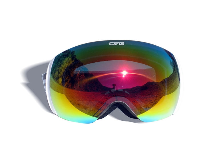 CRG Sports Ski Goggles Frameless Snow Goggles 100% UV  Protection T815S-159 