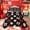 Black red, variant on Feelyou Black Red Baseball Twin Comforter Sets for Girls, Red Polka Dot Bow Bedding Set, Black Reversible, 2 Pieces, 1 Comforter and 1 Pillowcase