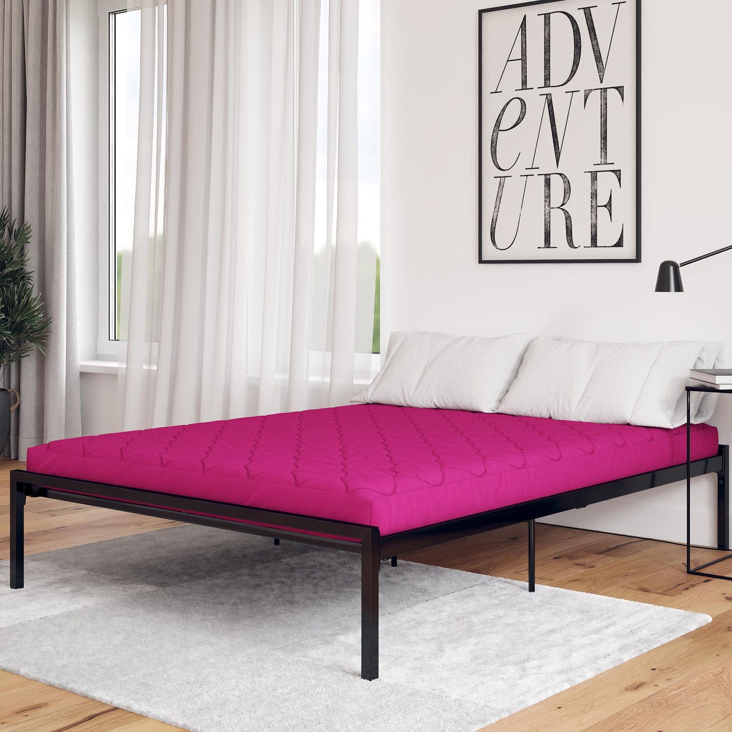 DHP Value 6" Polyester Filled Quilted Top Bunk Bed Mattress