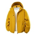 thumbnail image 1 of Veste Utilitaire de Sentier Unisexe Imperméable Coupe-Vent Capuche Ajustable Grande Taille Inclusive Randonnée Techwear Gorpcore Coquille d'Aventure, 1 of 2