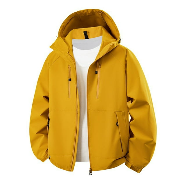 Veste Utilitaire de Sentier Unisexe Imperméable Coupe-Vent Capuche Ajustable Grande Taille Inclusive Randonnée Techwear Gorpcore Coquille d'Aventure