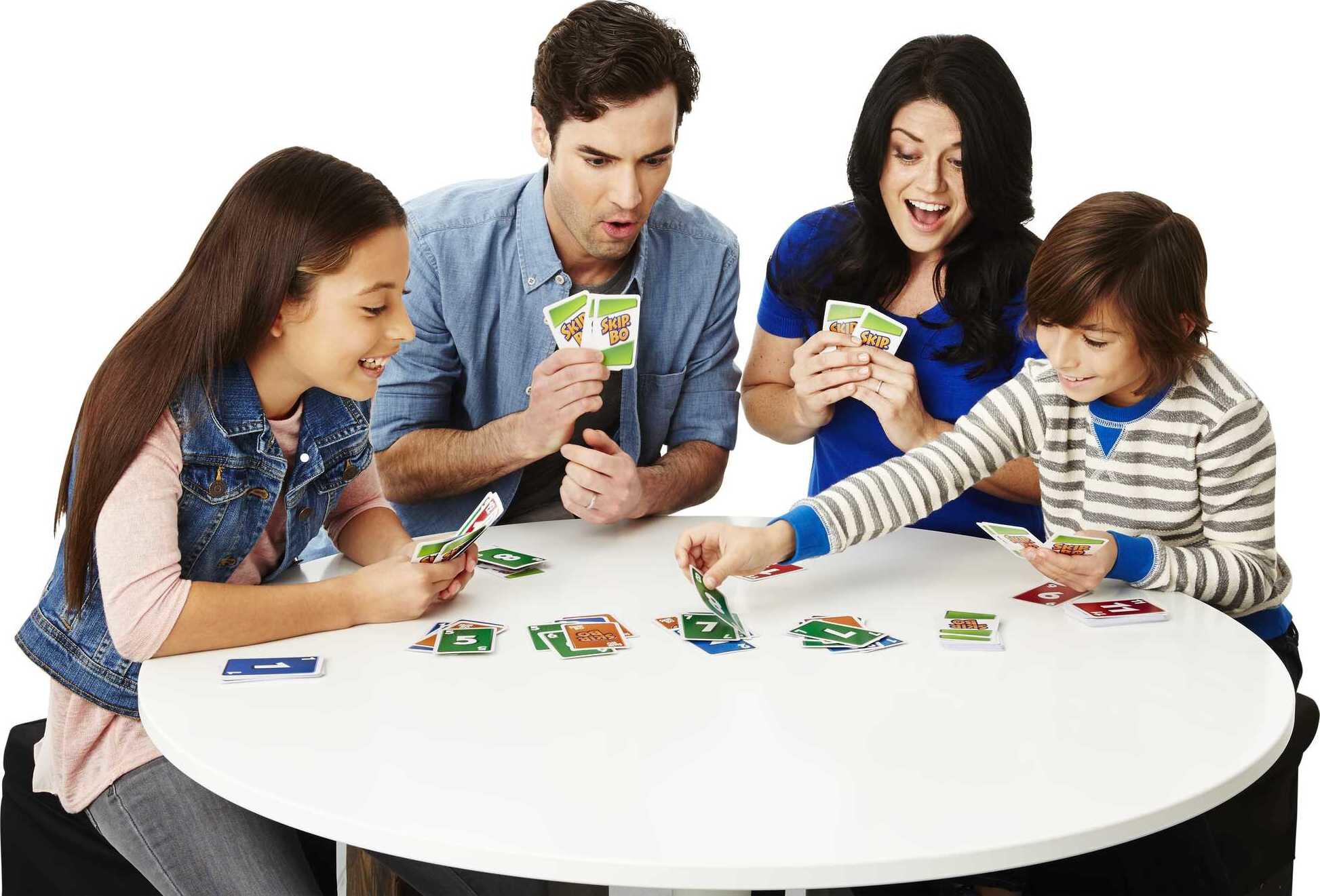 Skip-Bo Card Game for Kids, Adults & Game Night, Play Numbers in Order, 2 to 6 Players - image 3 of 6