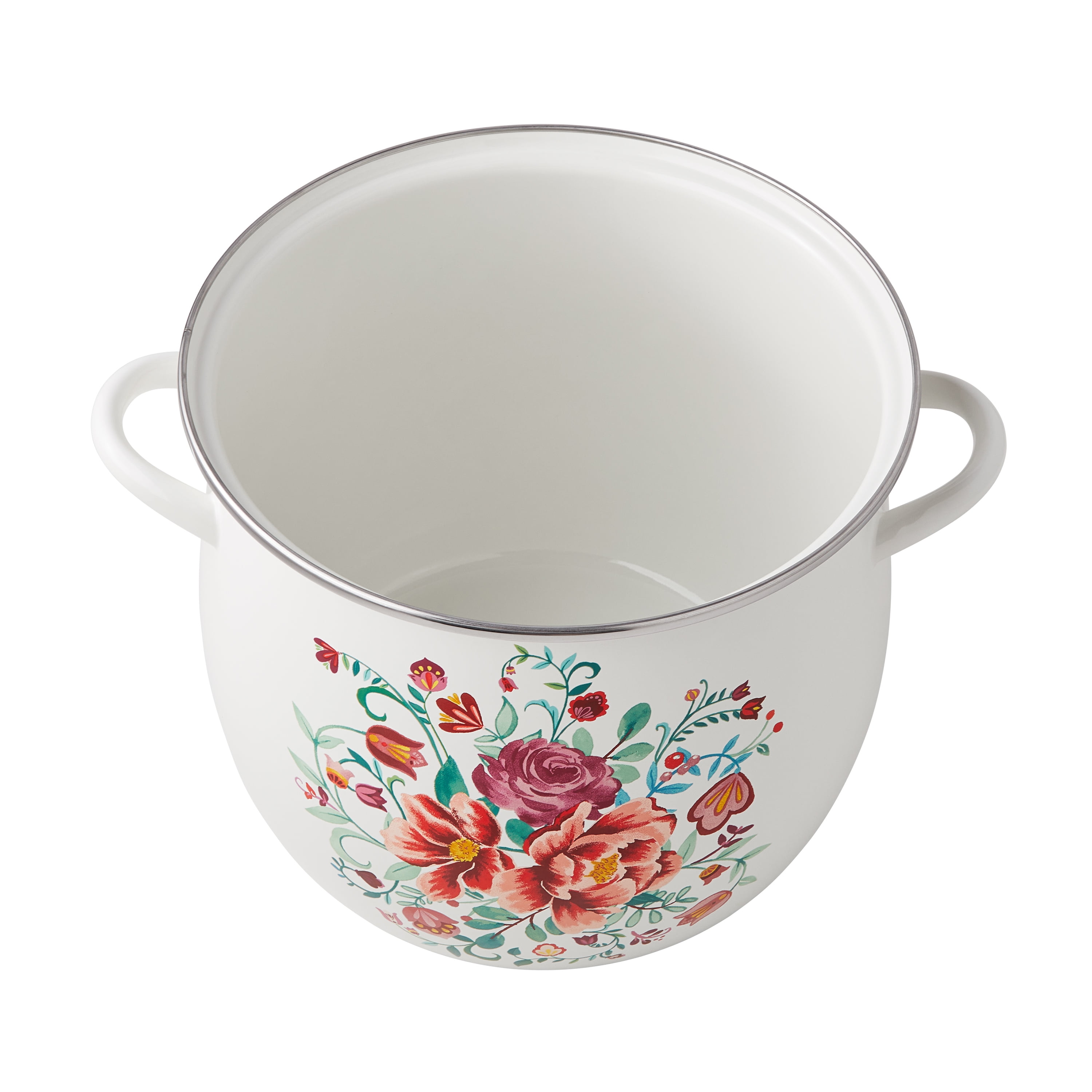 ULS SEA SHIPMENT (1379803-P) on Instagram: The Pioneer Woman Vintage  Floral 12-Quart Stock Pot in Turquoise RM379.99 Perfect for making a wide  variety of dishes Durable enamel-on-steel construction offers lasting  performance and