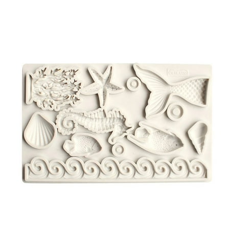 

Naturegr Fondant Moldy DIY Mermaid Tail Shell Silicone Cup Cake Mould