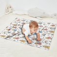 thumbnail image 2 of White Princess Castle Pattern Blanket,Comfortable Soft Flannel Throw Blanket,All Season,Warm Lightweight Blankets for Sofa Bed Couch Living Room Chair,30"x40", 2 of 4