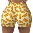 thumbnail image 2 of Sikiie Hot Dog 3 Workout Shorts Women Scrunch Butt Gym Shorts Seamless High Waist Tummy Control Yoga Biker Athletic Shorts-XX-Large, 2 of 8