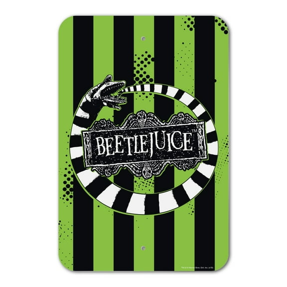 Beetlejuice Beetle Worm Home Business Office Sign