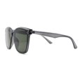 thumbnail image 3 of Womens Inset Lens Horn Rim Retro Plastic Chic Sunglasses Slate - Green, 3 of 4