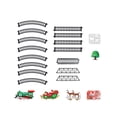 thumbnail image 3 of Juegos de trenes navideños, regalo de Navidad con luz y sonido, juego de trenes de juguete eléctricos de bricolaje, juego de trenes de juguete clásico, 3 of 8