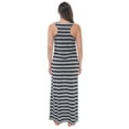 thumbnail image 3 of Just Love Racer Back Solid Tank Dress with Bungee (Black Stripe, X-Large), 3 of 3