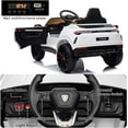 thumbnail image 4 of 12 V Ride on Toys with Remote, SEGMART 12V Kids Electric Ride on Car for Boys Girls, Battery Powered Electric Vehicles with Remote Control, LED Lights, Music, Horn, Kids Gifts, White, LL617, 4 of 10