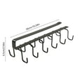 thumbnail image 3 of xaoyunyn Wall Mounted Under Shelf Mug Rack with 12 Hooks for Kitchen Cabinets,Organize Coffee Cups,Pots Cooking Accessories,Space Saving Storage Solution, 3 of 6