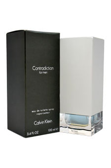 Verward zijn Valkuilen middelen Contradiction by Calvin Klein for Men - 3.4 oz EDT Spray - Walmart.com