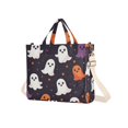 thumbnail image 7 of FORMRS Womens Corduroy Tote Bag Crossbody Shoulder Handbag with Pocket, White Halloween Ghosts, 7 of 7