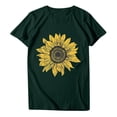 thumbnail image 1 of Camiseta de manga corta con estampado floral para mujer Fridja zx2482, 1 of 5