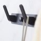 thumbnail image 5 of Ganchos De Baño 3 Ganchos Ganchos De Pared De Baño Negro Mate Soporte De Acero Inoxidable Resistente Ganchos De Perchero De Ducha De Pared Riel Decorativo Ganchos De Baño para Hangi, 5 of 5