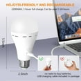 thumbnail image 7 of Mikhai Tri-color light bulb LED Light Bulbs with Remote, No App or Wi-Fi Required, Bulbs (2 Pack), 7 of 7