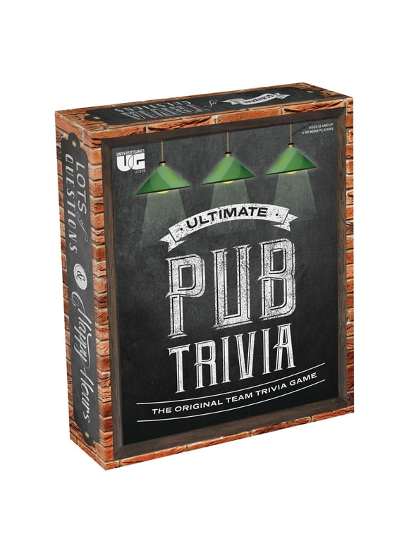 Ultimate Pub Trivia Game from University Games, 4 or More Players Ages 12 and Up