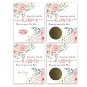 Bridal Kisses From Soon to Be Mrs Scratch Off Game Card - 26 Cards - 24 Sorry/2 Winner