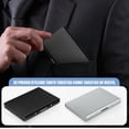 thumbnail image 2 of 2pz Tarjetero Metal Acero Inoxidable Cartera Credito, 2 of 4