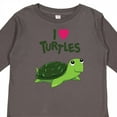 thumbnail image 4 of Inktastic I Love Turtles Boys or Girls Long Sleeve Toddler T-Shirt, 4 of 5