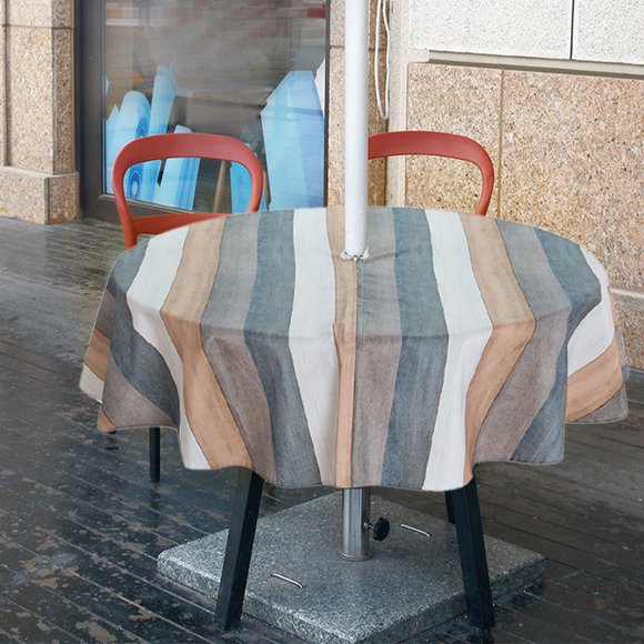 Round Tablecloth Umbrella Hole