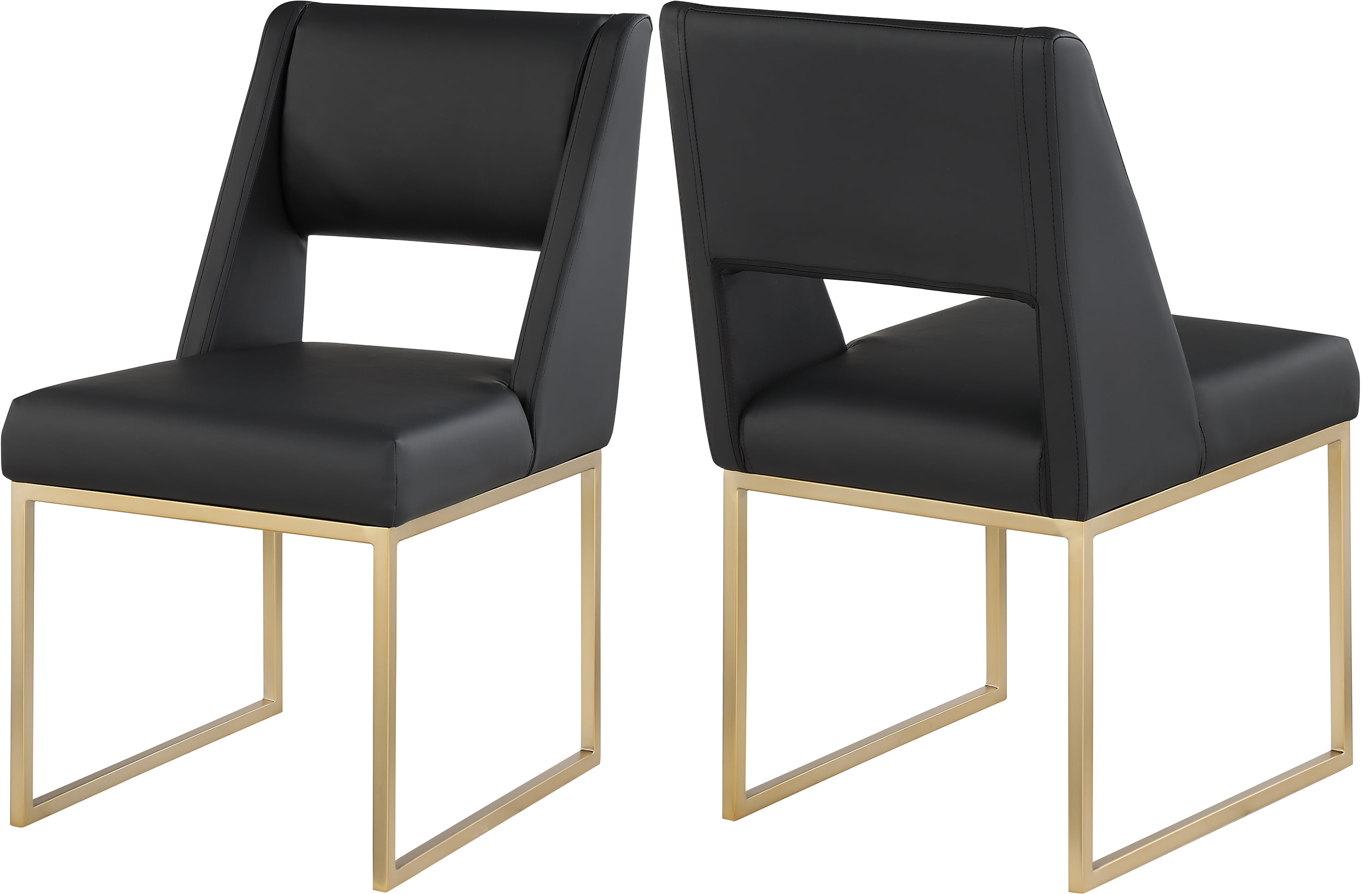 Meridian Furniture Jayce Faux Leather Dining Chair Meridian Furniture Jayce Faux Leather Dining Chair