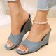 thumbnail image 2 of Amzcrzy Zapatos de mujer,Zapatos de mujer,Zapatillas de mujer, Sandalias de cuña para mujer, sandalias de playa para mujer, zapatillas casuales antideslizantes de verano Sandalias Mujer Zapatillas De, 2 of 7