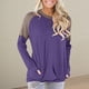 thumbnail image 2 of Mujeres Casual Patchwork Bolsillos Cuello redondo Jersey Blusa de manga larga Camiseta Tops Pompotops gfhjh16384, 2 of 7