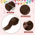 thumbnail image 3 of Uxcell 2 Pcs 59" x 2" Plush Faux Fur Fabric Precut Strips, Brown, 3 of 6