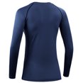 thumbnail image 2 of NELEUS Womens Compression T Shirt Yoga Athletic Dry Fit Long Sleeve,Navy Blue,US Size XL, 2 of 4