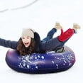 thumbnail image 3 of Snow Tube   48‘‘ Inflatable Snow Tube  Heavy-Duty Snow Sled for Sledding  Great Inflatable Snow Tubes for Adult Winter Fun and Christmas Family Activities, 3 of 8